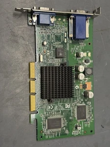 Nvidia MX440 Dual VGA AGP Video Card 64MB - Untested - Picture 1 of 2