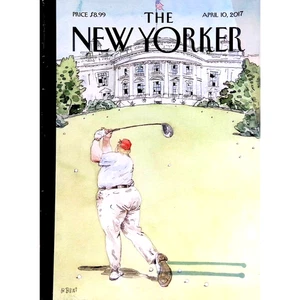 The New Yorker Magazine APR 10 2017 Tucker Carlson's Rise at Fox News - Picture 1 of 8