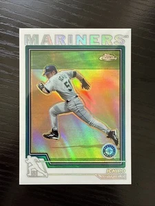 Ichiro Suzuki 2004 Topps Cromo Rifrattore Seattle Mariners #10 RARO HOF - Foto 1 di 2