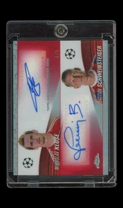 2023/24 Topps UCC Chrome Schweinsteiger / Klose /5 Dual Auto Red - Bild 1 von 2
