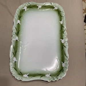 Antique Very RARE Imperial Russian Kuznetsov Hand Painted Big Serving Platter - Picture 1 of 16