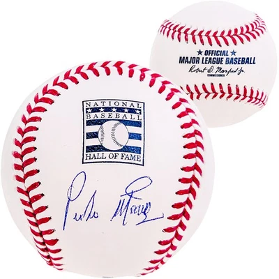 SALE! Pedro Martinez Auto Official HOF Logo Baseball Boston Red Sox Beckett Wit - Image 1 of 4