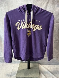 Sudadera con capucha de manga larga Fanatics NFL Minnesota Vikings para mujer pequeña - Imagen 1 de 4