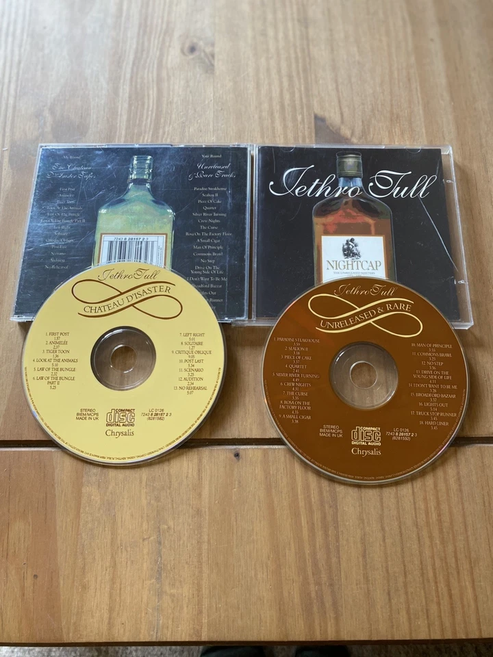 JETHRO TULL - NIGHTCAP / UNRELEASED MASTERS 1973-1991 (1993 UK DOUBLE CD ALBUM) - Image 1 of 1