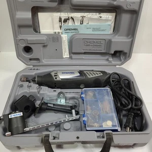Dremel 4000 Variable Speed Rotary Tool w Case & Accessories Tested Works Great - Picture 1 of 7