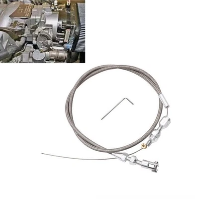 36" Length Adjustable Car Truck Throttle Cable Accelerator Cable Replacement Kit Foto 1 de 4