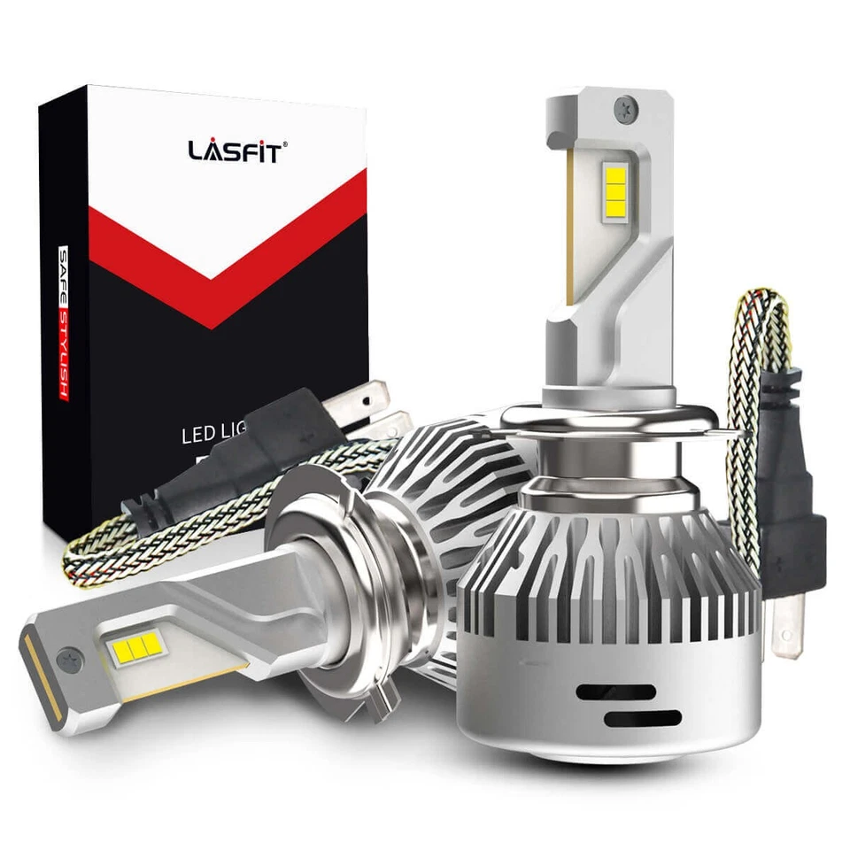 Lasfit H7 LED Headlight Bulb for VW Jetta 2005-2016 High Beam 6000K Cool White - Image 1 of 4