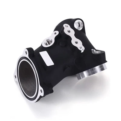 Black 57mm Intake Manifold For Harley Touring Softail Breakout Low Rider FXLR M8 - Image 1 of 4