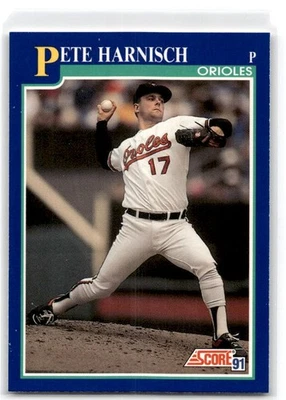 1991 Score #492 Pete Harnisch - Image 1 of 2