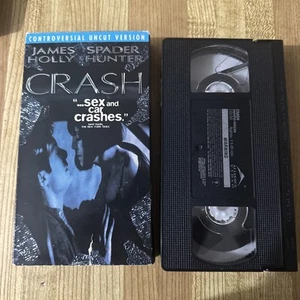 1997 Crash Controversial Uncut Version VHS James Spader Holly Hunter - Picture 1 of 7