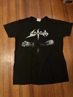Vintage 2009 Sodom Tour T-Shirt Thrash Metal Band Tee Black SOL’S Regent M - Image 1 of 4