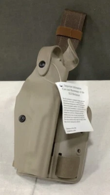 Safariland Beretta 92 Tan STX Tact Leg Holster 4.3” (FC, FCM FS Centurion) - Image 1 of 4