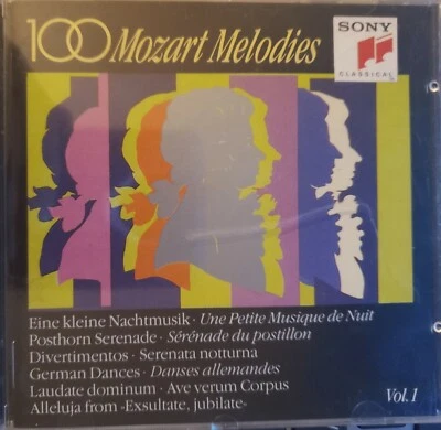 100 Mozart Melodies 5-CDs 1990 Sony Classical FAST SHIPPING FROM USA - Image 1 of 2