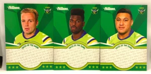 2016 ESP NRL Traders Faces Of The Game 3 Card Team Set Canberra Raiders - Picture 1 of 2