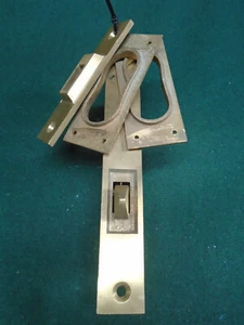 JUEGO DE PUERTAS DE BOLSILLO DE LATÓN SÓLIDO NOS GETTY: SERVICIO COMPLETO Y PESADO (17552) - Imagen 1 de 5