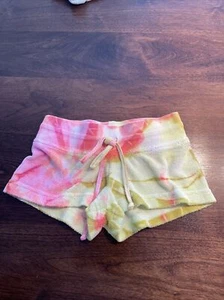 Girl’s Hard Tail Terry Shorts in Tie Dye, Size S (7-8) - Picture 1 of 4
