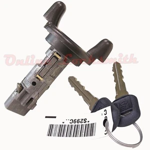 New OEM Ignition Switch Cylinder For GM Vehicles 2002-2009 w/ Two GM Logo Keys - Picture 1 of 4