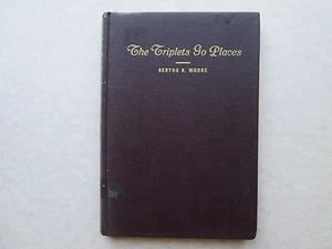 THE TRIPLETS GO PLACES by Bertha B. Moore 1942 HC Wm. B. Eerdmans Publishing - Bild 1 von 6