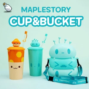 MapleStory Maple Story Figure Cup and Bucket MEGABOX CGV COLLABORATION Limited