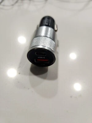 Dual Port USB Car Charger Socket  With Digital Voltage  - Image 1 of 2
