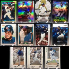SAMMY SOSA 1990 Topps Rookie RC & 2000-2003 Topps *You Pick* - Chicago Cubs