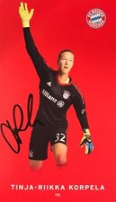 Autograph Tanja-Riikka Korpela Women Football Bavaria Munich Finland Red xyz #