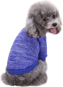 Dog Clothes Dogs Sweater Soft Puppies Clothing Winter Puppy Sweaters Warm Outfit - Picture 1 of 7