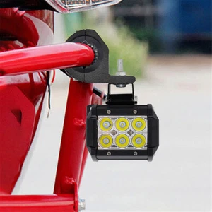 Universal Motorcycle Headlight Clamps Bracket Motorcycle Led Work Bar Lamp Mount - Picture 1 of 6