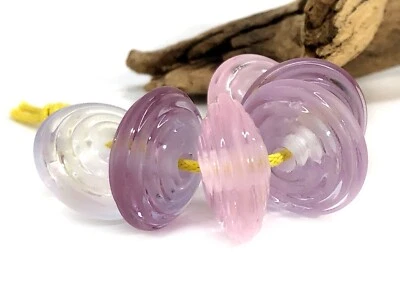 Cuentas de vidrio de murano hechas a mano únicas marca James Jankewicz 6 piezas Foto 1 de 4