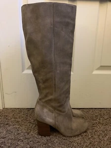 Via Spiga Tall Suede Boots 8 - Picture 1 of 10