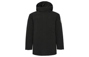 Solid Color Windproof Warm Waterproof Water-Repellent Hooded Comfortable Long - Picture 1 of 1