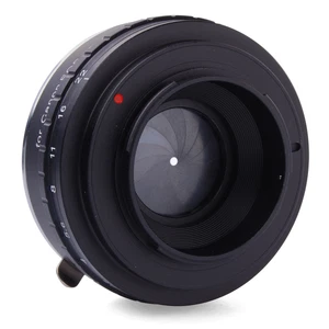 Neu Adapter for Canon EOS EF Lens to Fujifilm X-E1 Build in Aperture - Bild 1 von 6