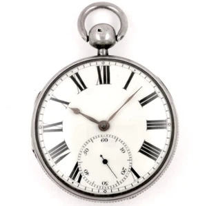 Antique Pocket Watch - Silver case, rack lever, John Cragg, Liverpool, 1820 - Picture 1 of 11