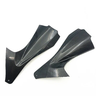 For Yamaha YZF R6 2006 2007 Carbon Fibre Side Air Duct Cover Fairing Insert Part Foto 1 de 4
