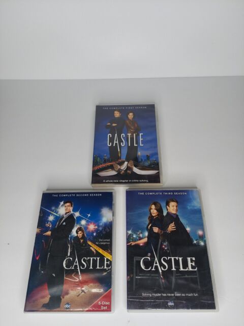 Castle 1-8 Seasons Full 60 Discs DVD New Sealed Series (Sleeveless Open)