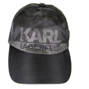 karl Lagerfeld Logo Baseball Cap Junior Teen Size 56 Black - Picture 1 of 7