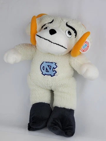 UNC Univ. of North Carolina Chapel Hill Tar Heels Mascot Rameses Plush Ram 19" Cover