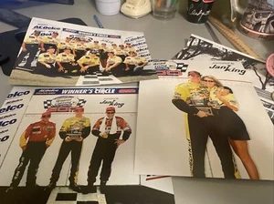 1999 Jimmie Johnson ASA First Win Set Of 3 Stock Car Racing 8x10 Photos - Picture 1 of 4