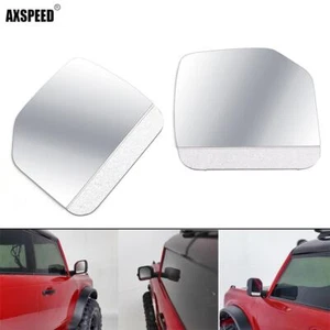 AXSPEED Specchio Retrovisore Acciaio Inox per 1:10 TRX4 TRX-4 BRONCO RC Crawler Auto - Foto 1 di 11