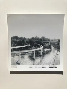 1966 Photograph Monorail and Submarine Ride Disneyland - Picture 1 of 2