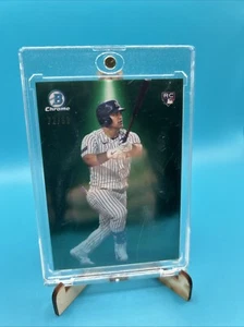 🔥2024 Bowman Chrome Jasson Dominguez Spotlight Green Refractor #/99 - Picture 1 of 6