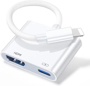 Lightning to HDMI Digital AV Adapter 1080P Sync Screen Digital Converter Port - Picture 1 of 7