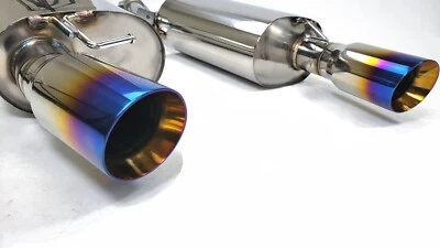 BMW 335i E90 E92 07-13 Twin Turbo N54 Escape Catback Completo Pared Gruesa PUNTAS QUEMADAS Foto 1 de 4