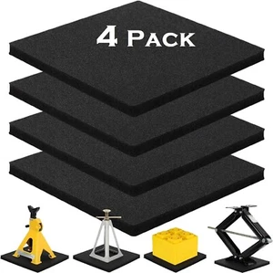 Rubber Jack Pad RV Leveling Blocks Anti-Slip Mat Camper Travel Trailer Jack Stan - Picture 1 of 8