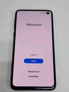 DEFECTIVE - Samsung Galaxy S10E - 128 GB - Black- GSM Unlocked - SM-G970U - 8536 - Picture 1 of 5