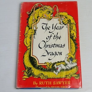 The Year of the Christmas Dragon by Ruth Sawyer Hardcover Book ex-library Dust - Picture 1 of 19