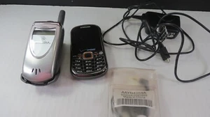 De colección 1 TELÉFONO PLEGABLE MOTOROLA T-Mobile Teléfono Abatible 1 TELÉFONO VERIZON NO PROBADO - Imagen 1 de 6