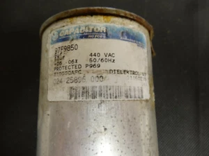 GE Capacitor 97F9850; 440VAC 50/5uf 50/60Hz  "USED" - Picture 1 of 2