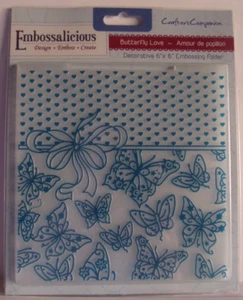 Crafter's Companion Embossalicious Prägefolder BUTTERFLY LOVE 6x6 NEU - Bild 1 von 2