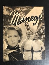 1930’s German movie magazine “Manege” Albert Matterstock Attila Horbiger 11.5x9”